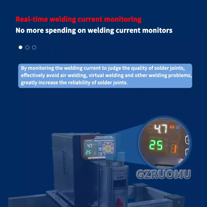 

12/27KW High Power Spot Welder Energy Storage Lithium Battery Spot Welding Machine Penematic Press Down 2000A/4500A Welder