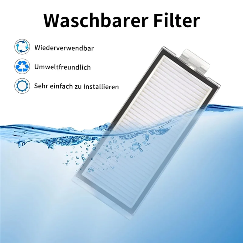 Набор аксессуаров ABNG для пылесоса Roborock Q8 Max+/Q8 Max/Q5 Pro+/Q5 Pro, основная боковая щетка HEPA-фильтры