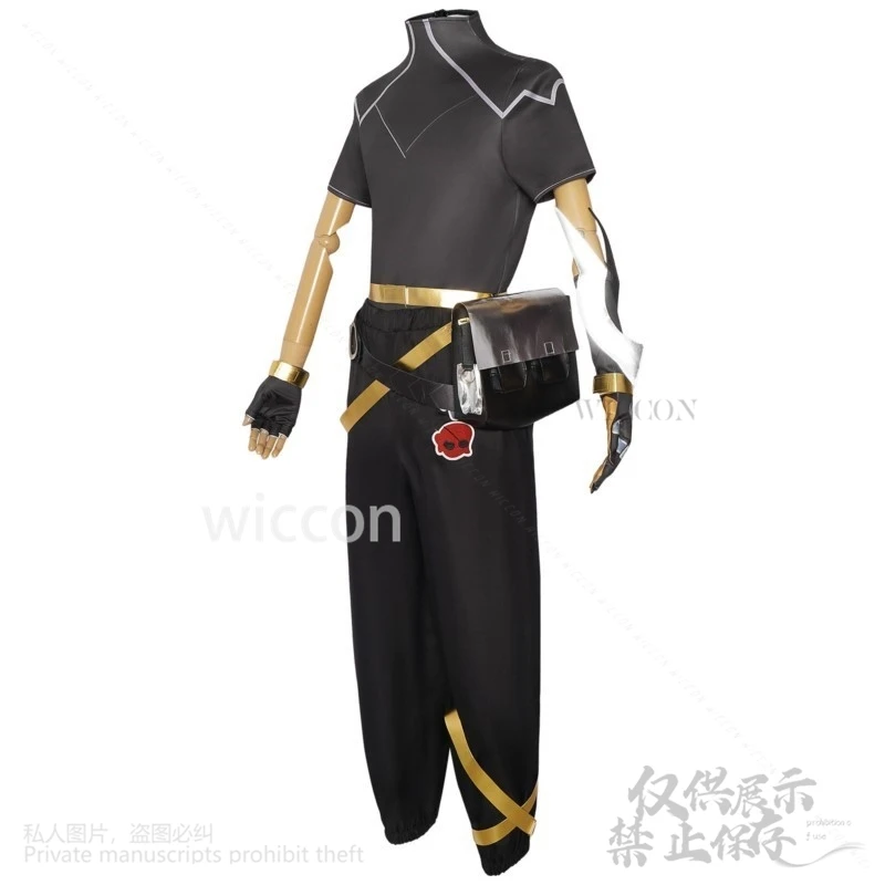 Anime Game LoL Cosplay Ezreal Roleplay HEARTSTEEL COSTUME T-shirt Pants Belt Wigs For Halloween Christmas Man Cos Customized