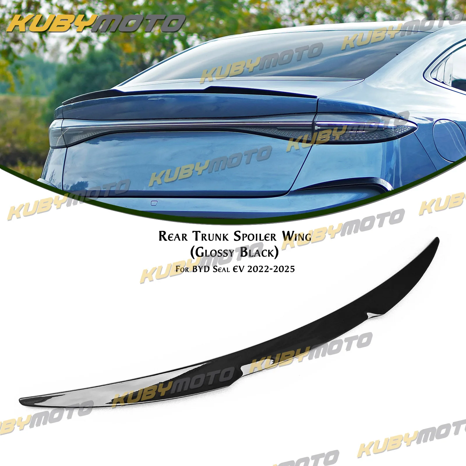 Exterior Rear Trunk Spoiler Decklid Wing Lip Lid For BYD Seal EV 2022-2026