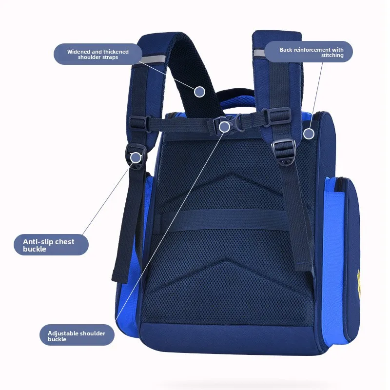 Pikachu Kids School Backpack Multi-Color Options Large Capacity Ergonomic Spine Protection Bag Cartoon Student Book Bag