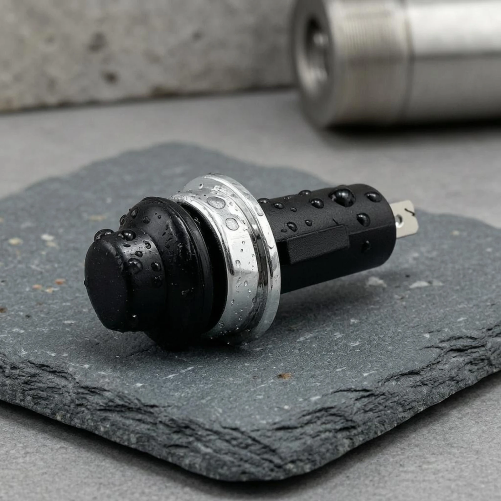 BBQ Igniter Replacement Metal Terminals Gas Grill Switch Ignition Generator Generator Black Outdoor Cooking Part Cylindrical view 4