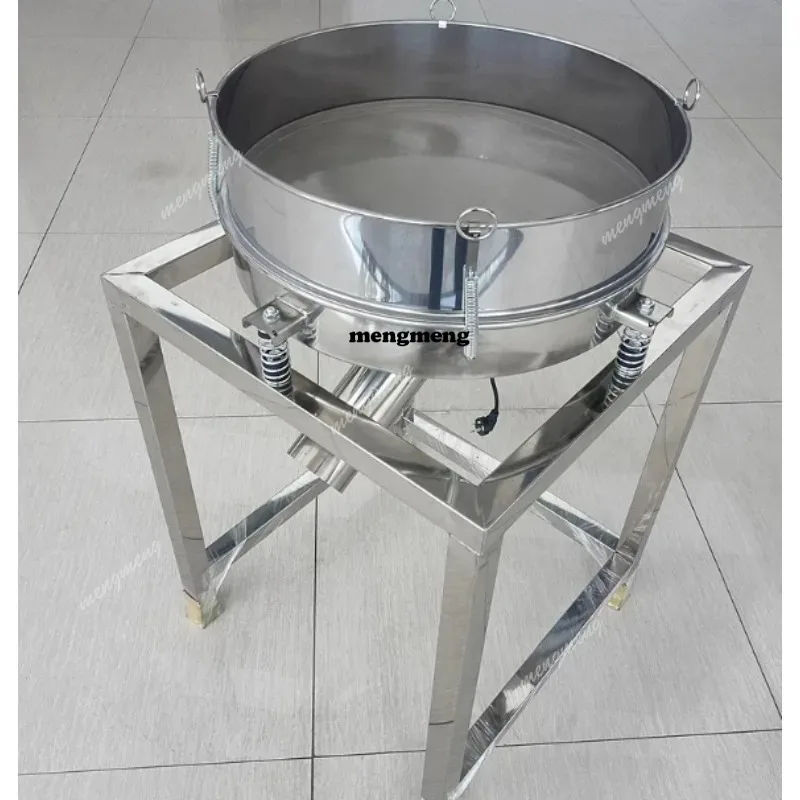 Vibrating Screen Powder Screening Machine Stainless Steel Electric Flour  Traditional Chinese and Liquid