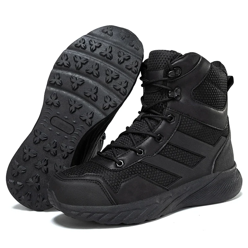 Mens Outdoor Boots High-top Ankle Boots Work & Safety Shoes