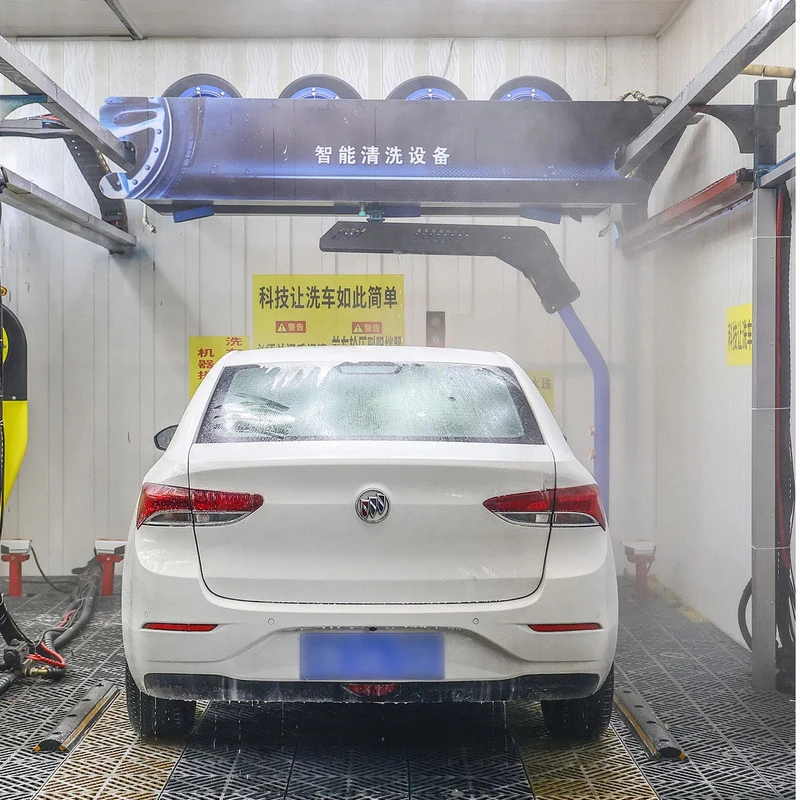 Modern Design Fully Automatic Car Wash Machine, Featuring Powerful Air Drying And Water Waxing Functions