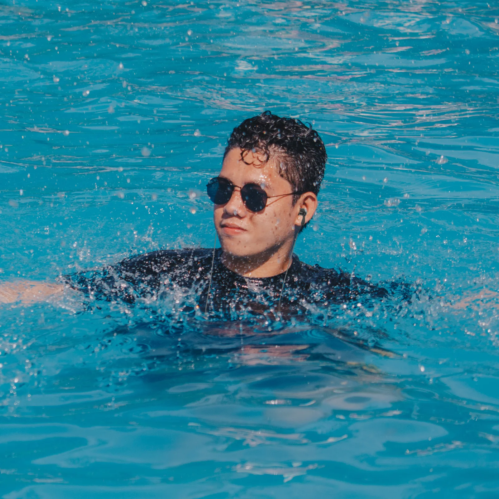 

2Pcs Waterproof Earphones for Water Aerobics Shower Ear Protection Comfortable Wear Durable Design Swimming Earphone