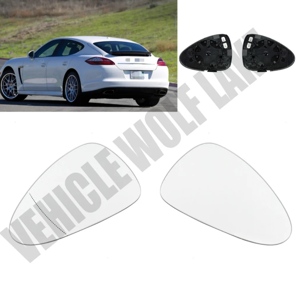 

Pair For Porsche Panamera 2010 2011 2012 2013 2014 2015 2016 Car-styling Heated Rearview Mirror Glass 97073103505 97073103809