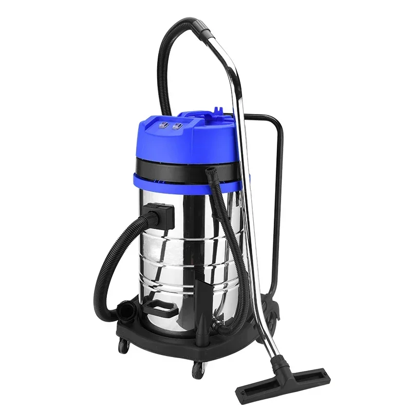 80L 4200W High Power Industrial Vacuum Cleaner Dust Powerful Vacuum Cleaner Three-phase Motor Dry and Wet Dual Use