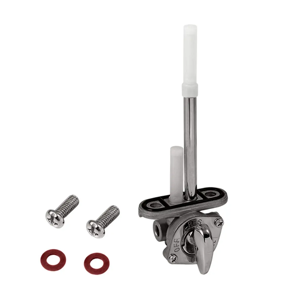 #30O Motorbikes Accessories ,Fuel Valve Petcock for V Star XVS 650 1100 Silverado Royal Star (Silver)