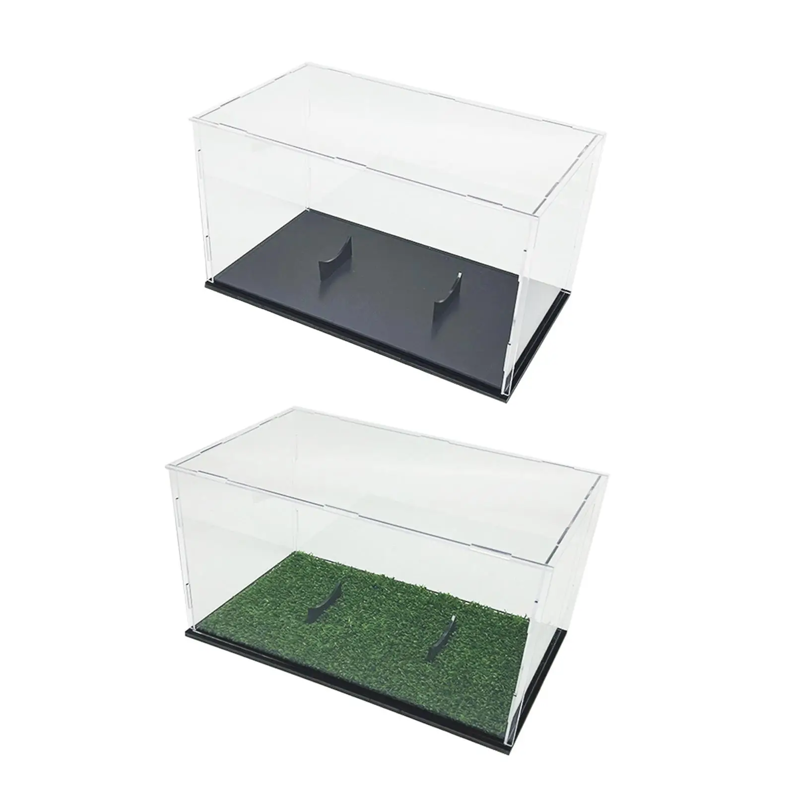 Acryl Fußball Vitrine Acryl Vitrine staub dichte Erinnerungs stücke Ball halter für Sammlerstücke Figuren Spielzeug Druckguss Auto