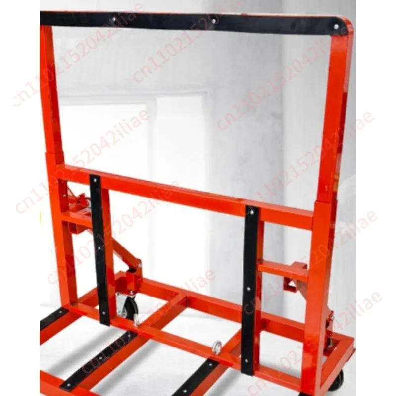 Glass Door and Window Cart New Four-wheel Flat Universal Wheel Folding Construction Site Handling Large Wheels Portable