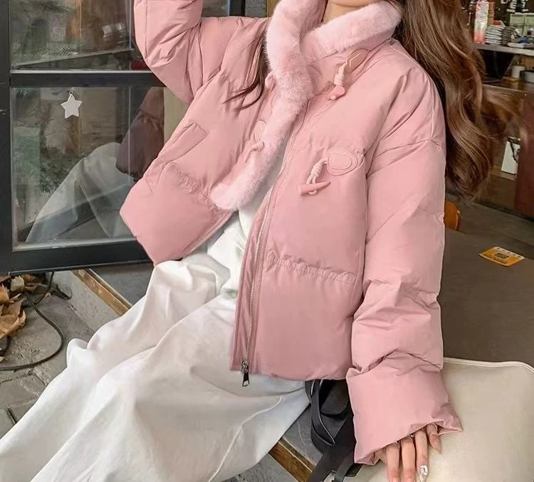 تنوعا معطف القطن القصير الخبز القطن معطف الشتاء نمط جديد فضفاض سميكة الدافئة بلون سترة قطن