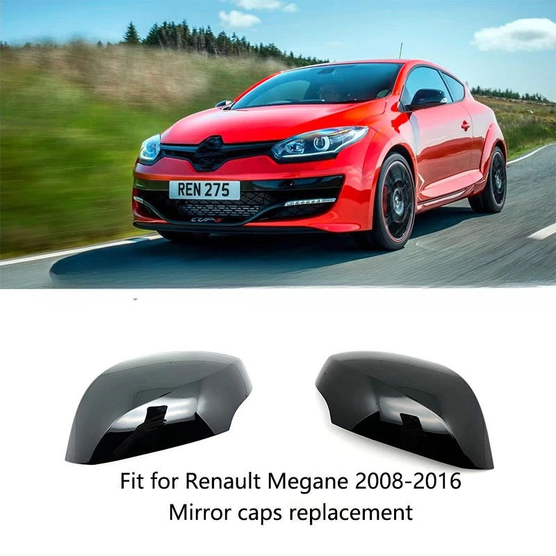 

Для Renault Megane MK3 08-15 пара наружных дверей, накладка на корпус заднего вида, ABS, автомобильная замена крышки зеркала заднего вида, крышка бокового зеркала