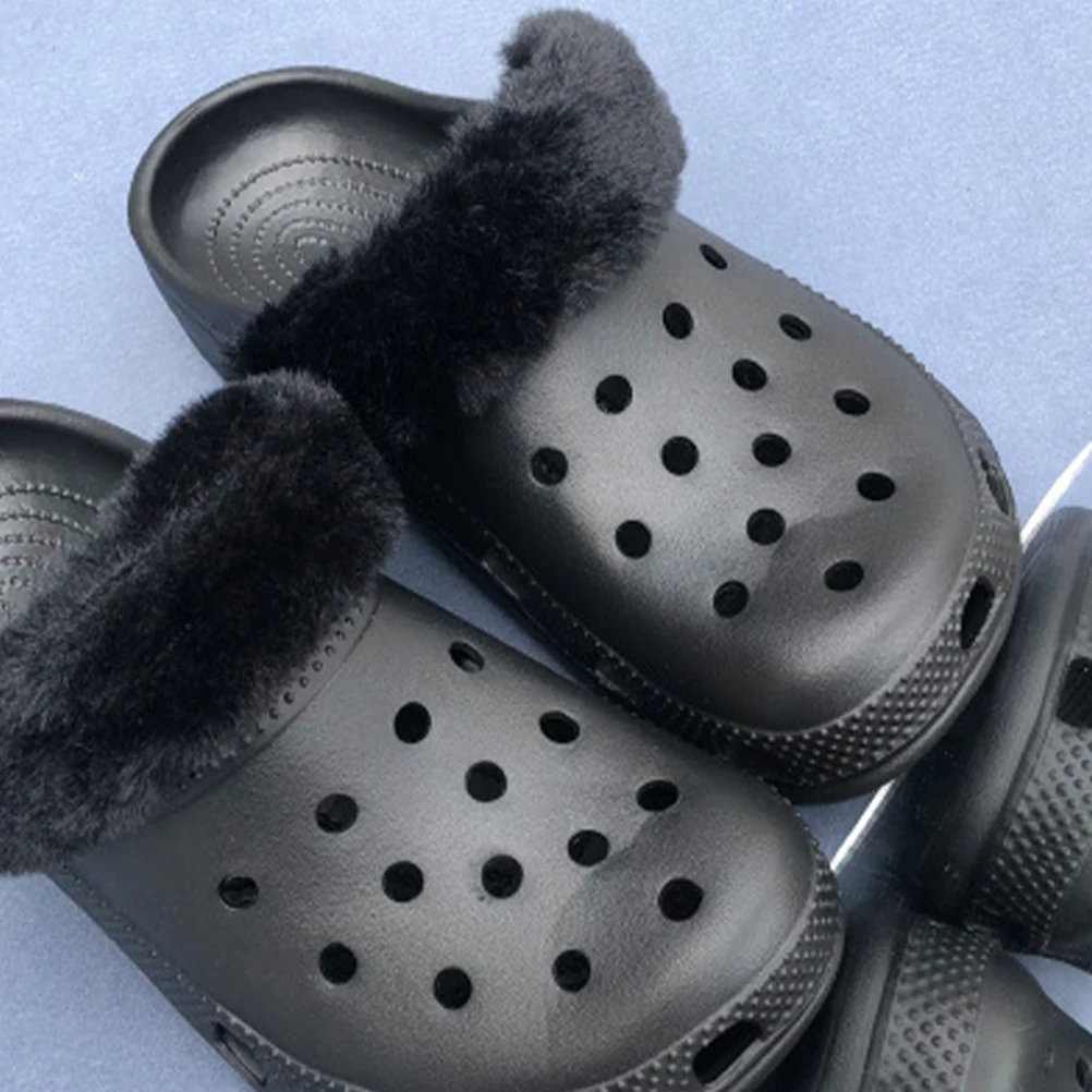 

1 Pair Women Shoes Warm Slippers Decor Detachable Sandals Charms Charm Women Soft Decor Charms Detachable Slipper Strap