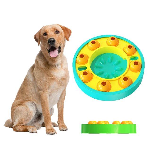

Hot Sale Pet Toy Interactive Dog Games Puzzle Training Toys Leaky Food Slow Feeder Dog Bowls Toy Enhance the Intelligence of Dog