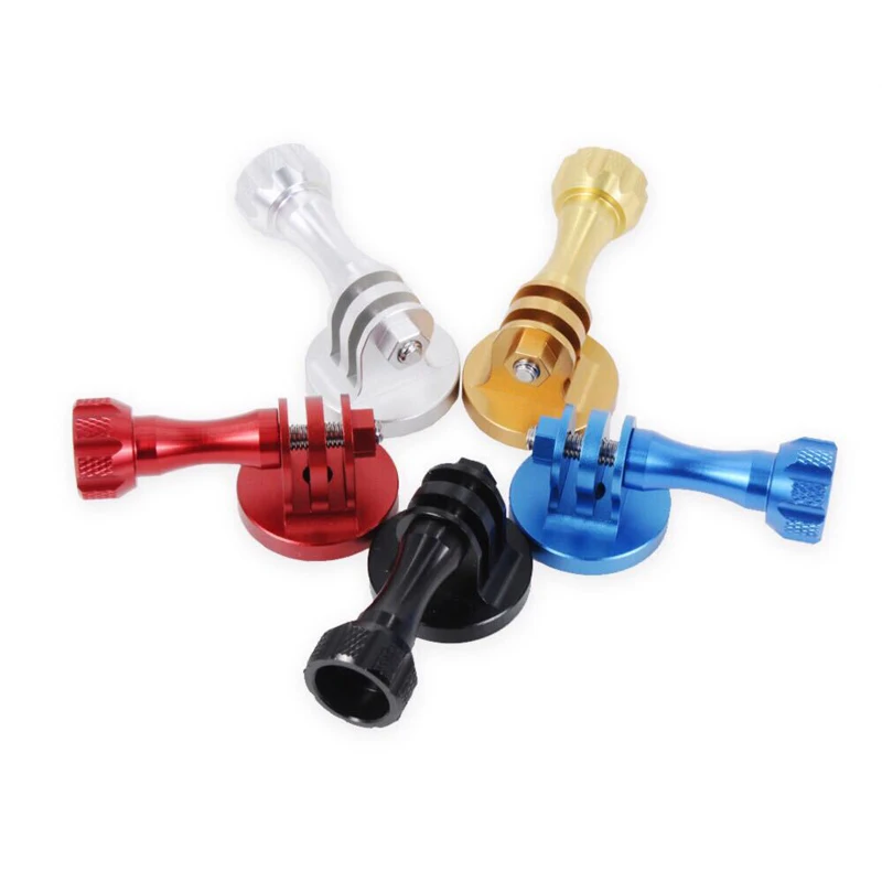 الألومنيوم المسمار ترايبود جبل محول المسمار الجوز ل Gopro بطل 8 7 6 5 4 Sjcam شاومي يي Dji oomo عمل كاميرا اكسسوارات