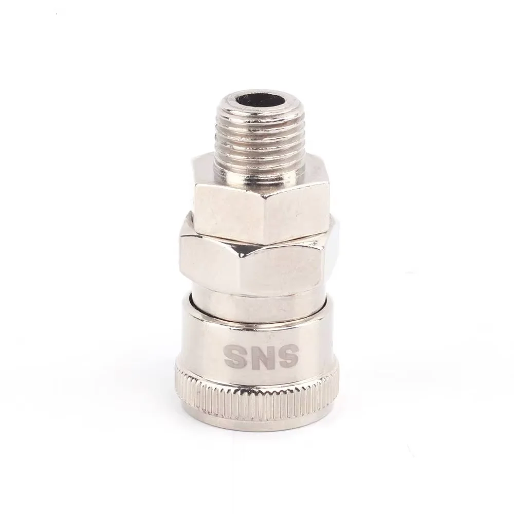 1PCS SNS Brand Pneumatic Fitting C Type Coupling Hose Quick Release Compressor Connector SM10 SM20 SM30 SM40For Tool