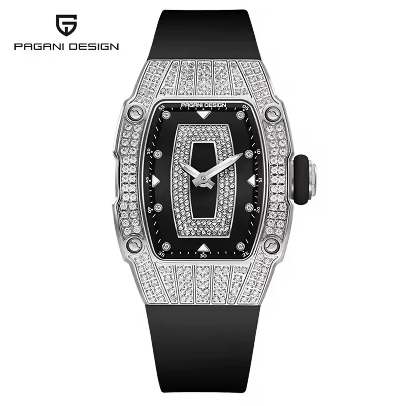 PAGANI DESIGN PD-YS013 Luxury Ladies Quartz Watch, Swiss RONDA 762 Movement, Sapphire Crystal, 316L Stainless Steel, 50M Water