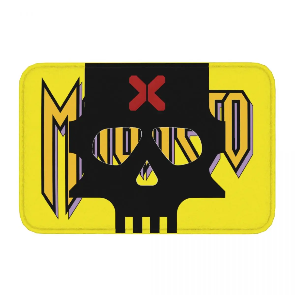 Marauders Skull (Black) Sticker Bath Mat Magneto Marvel Doormat Kitchen Carpet Entrance Door Rug Home Decoration