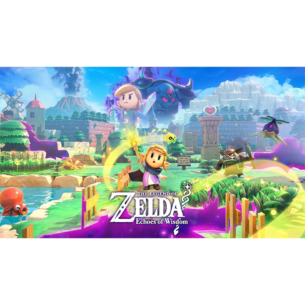 The Legend of Zelda Echoes of Wisdom - بطاقة ألعاب نينتندو سويتش المادية للتبديل OLED Lite 100% أصلية جديدة تمامًا