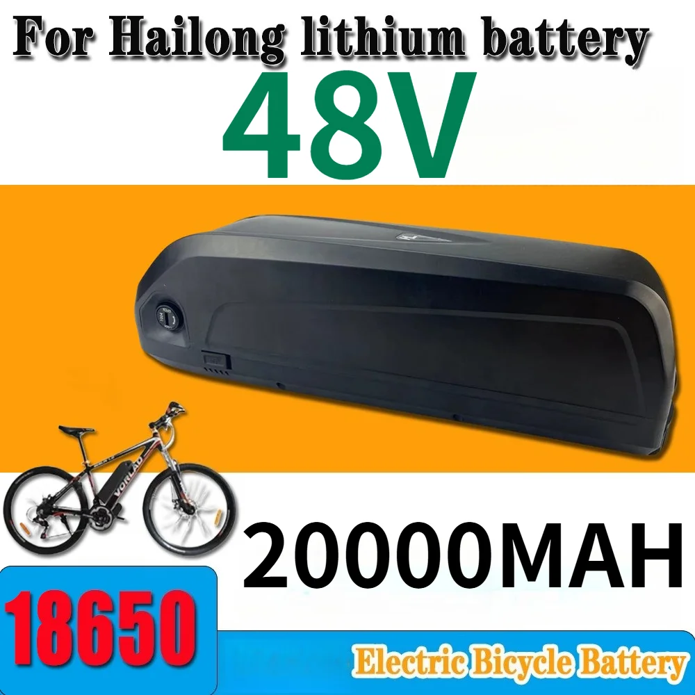 For Hailong 48V Electric Bicycle Mountain Bike Electric Motorcycle Ultra Long Range Battery 48V 20000MAH