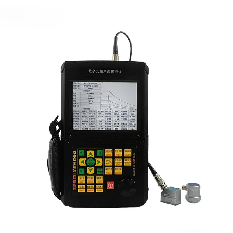 Digital Ultrasonic Flaw Detector Portable Industrial Nondestructive Testing Instrument for Crack Porosity Blowhole Inspection