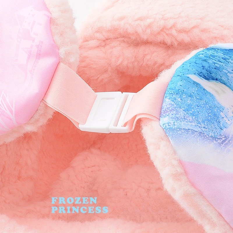 Miniso ديزني الأطفال الشتاء قبعة الفتيات لي فنغ قبعة سميكة يندبروف التراجع قبعة طفل الفتيات إضافة الصوف الدافئة حماية الأذن