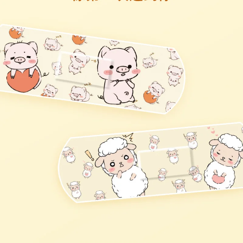 120 ชิ้น/เซ็ต Band-aid รูปแบบกาวพลาสเตอร์ผ้าพันคอ Breathable กันน้ํา Stick bandaids การ์ตูน Kawaii band Aid