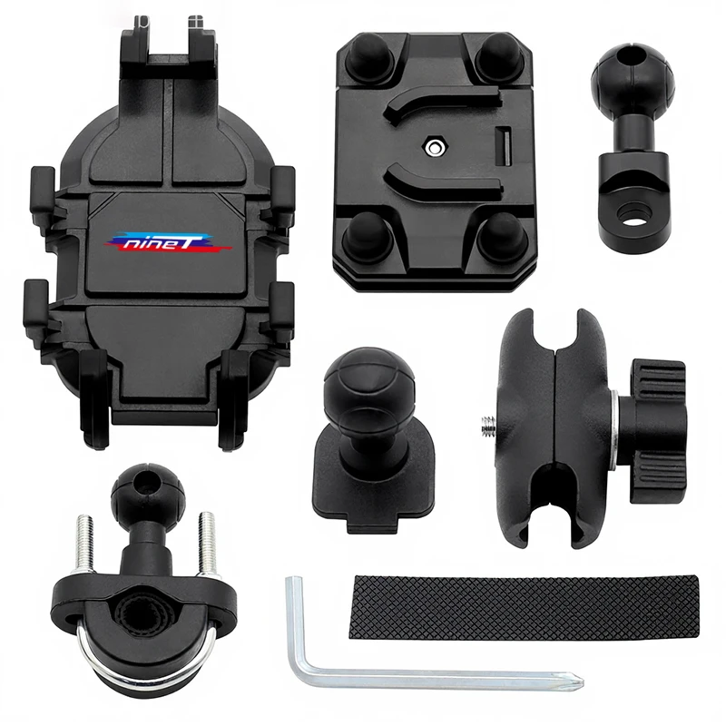 Motorcycle Handlebar Mobile Phone Holder GPS Stand Bracket For BMW GS HP-R1250 K1200GT K1300S K1300R S1000RR S1000R NINET view 2