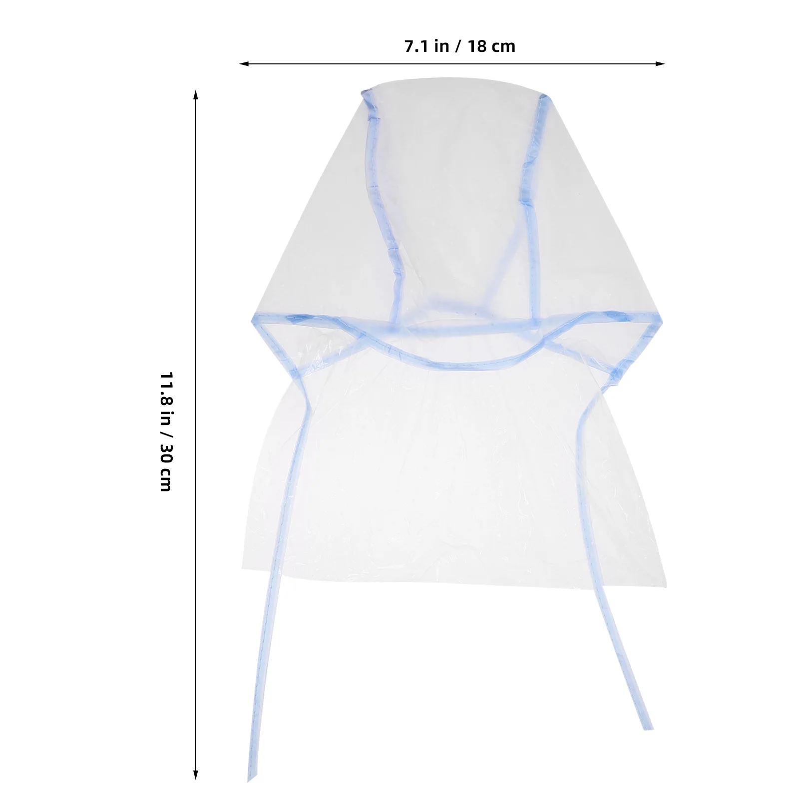 12 قطعة المتاح تلوين الشعر تسليط الضوء على قبعات صالون التلوين أدوات واقية حافة الرقبة الحرس سهلة الاستخدام غطاء تلوين الشعر الأزرق #2