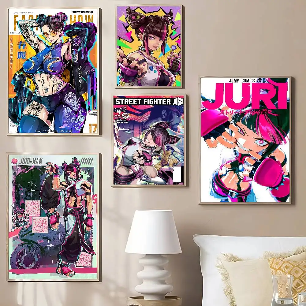 Image of Kampfspiele J-Juri Role Classic Vintage Poster Dekoration Gemälde Wandkunst Weißes Kraftpapier Kawaii Raumdekoration