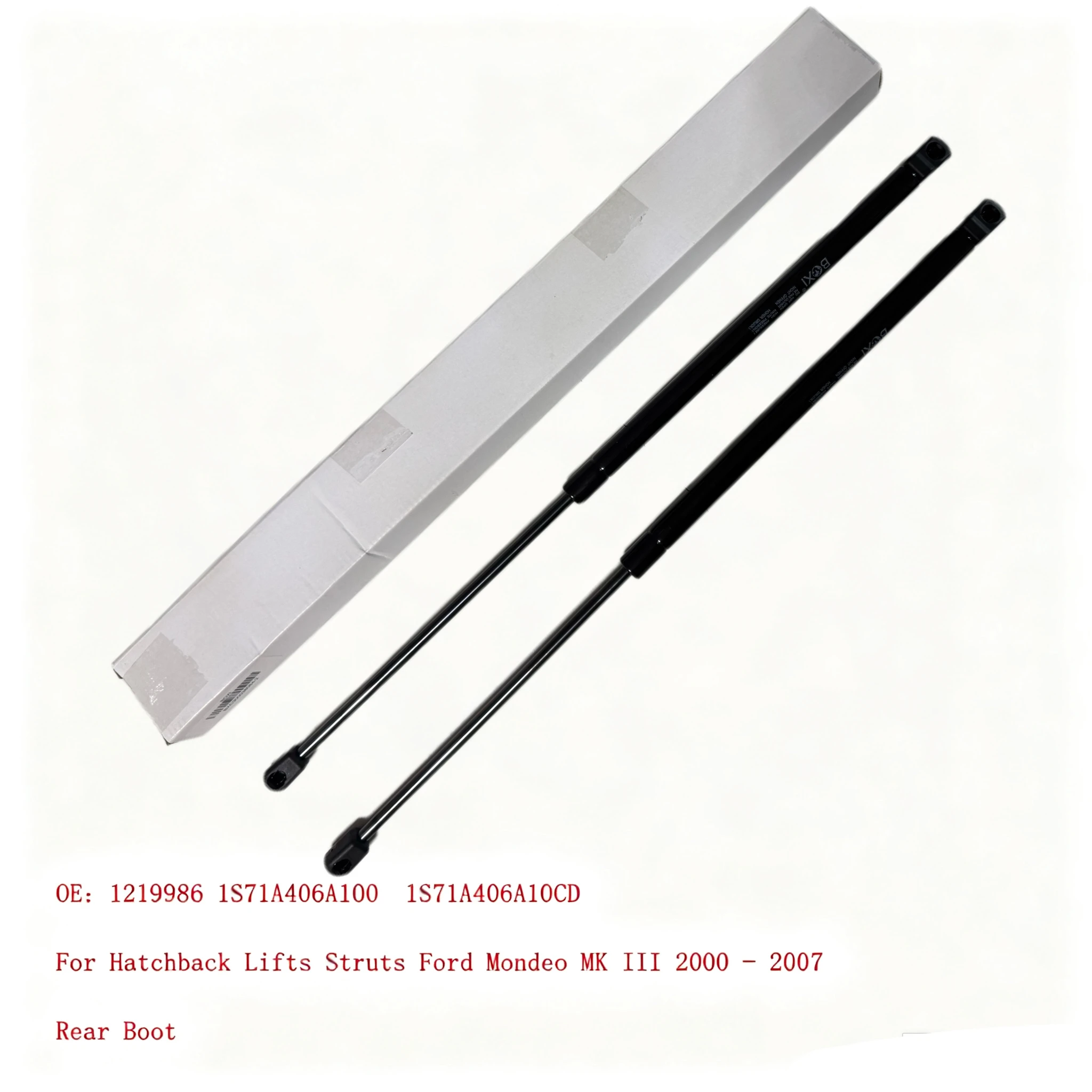 1219986 1S71A406A10CC 2Pcs For Hatchback Lifts Struts Ford Mondeo MK III 2000 - 2007 Rear Boot Gas Spring Struts Shocks Support