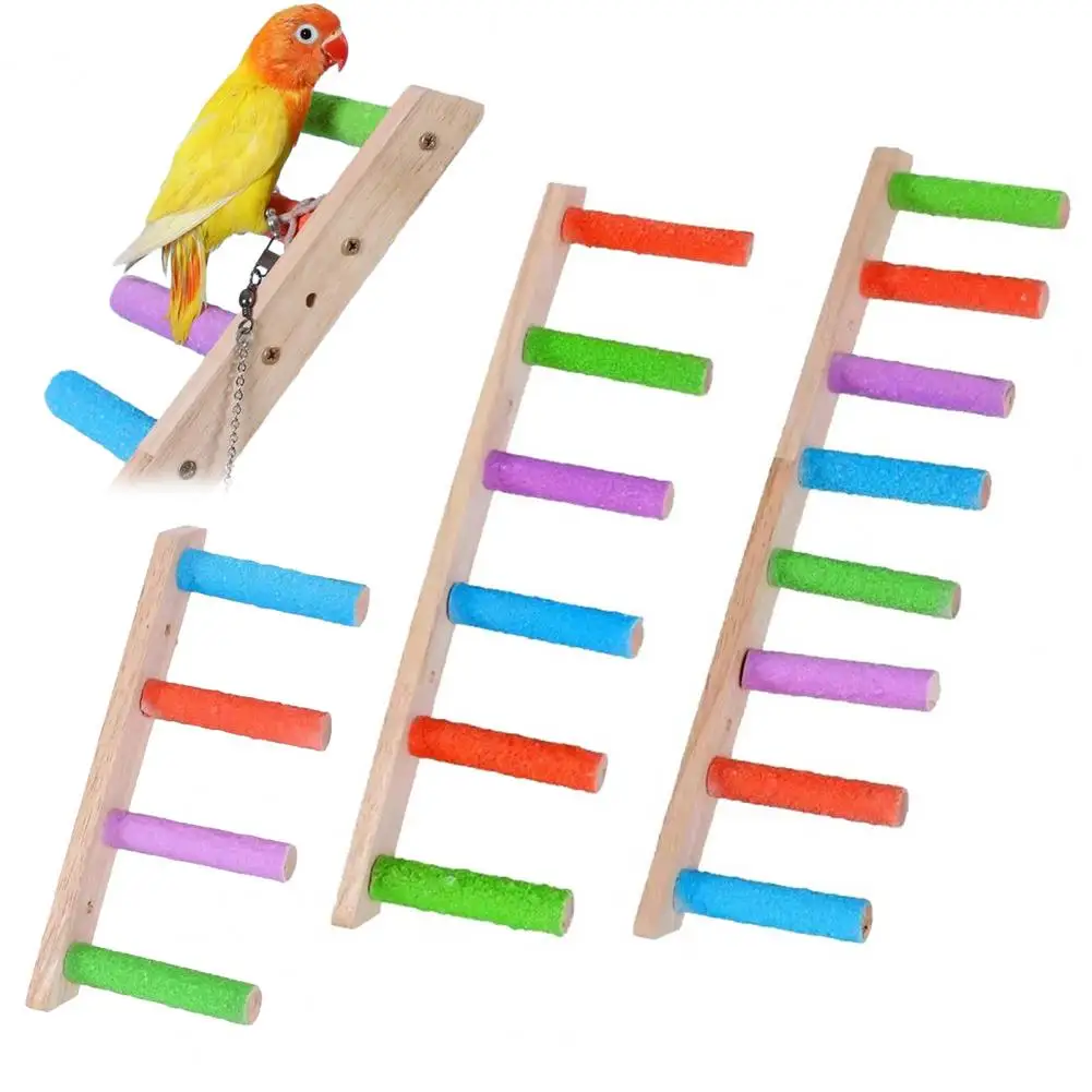 Игрушка для восхождения волнистых попугаев, деревянная лестница для восхождения попугаев, набор для волнистых попугаев, пионов, забавная подставка для упражнений, игровой окунь для природы, домашнего животного