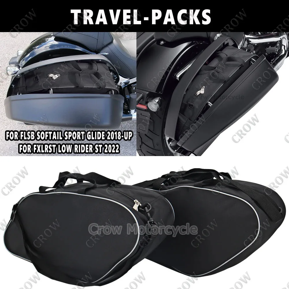 

Motorcycle Hard Saddlebag Luggage Liners Tour Pack Soft Liner Bags For FLSB Softail Sport Glide FXLRST Low Rider ST 2022