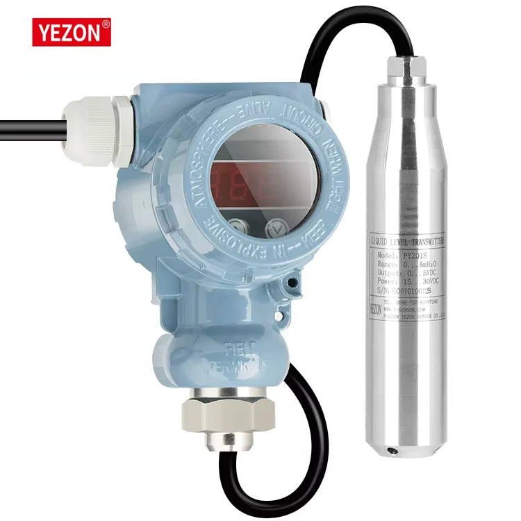 2026 New 4-20MA Liquid Level Transmitter Water Tank and Tower Level Measuring Sensor 0-5V Water Level Sensor Instrument
