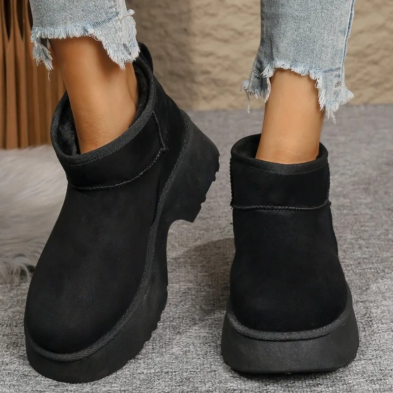 

Новый стиль, туфли на высоком каблуке на толстой подошве, тренд 2025, брендовые дизайнерские модные роскошные зимние теплые зимние ботинки в стиле рок, готики, Zapatos Mujer