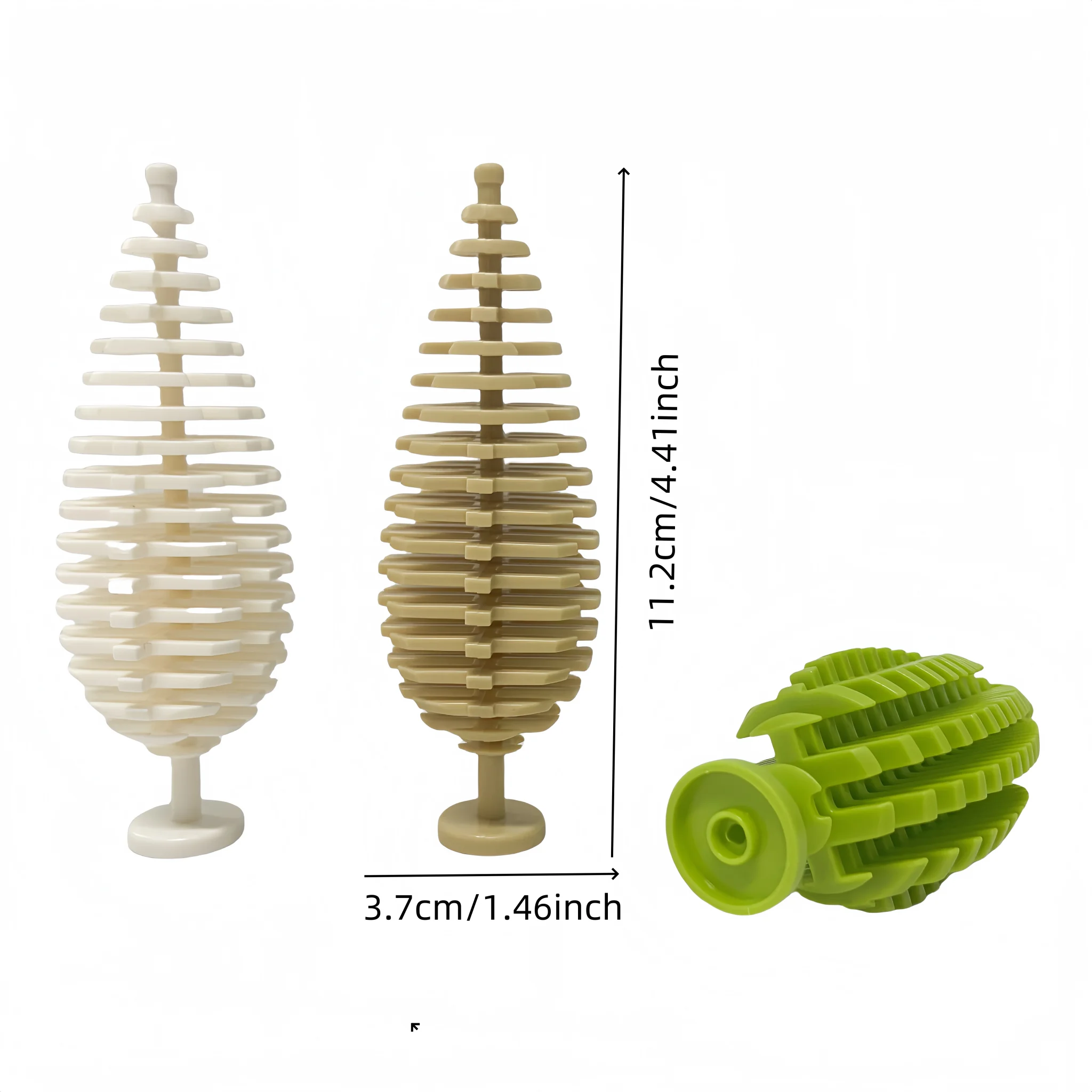 Large Pine Trees 2PCS Building Blocks Set DIY Toys Architectural Landscape Accessories Plants Forest Scenes Decoration Blocks - Image 3