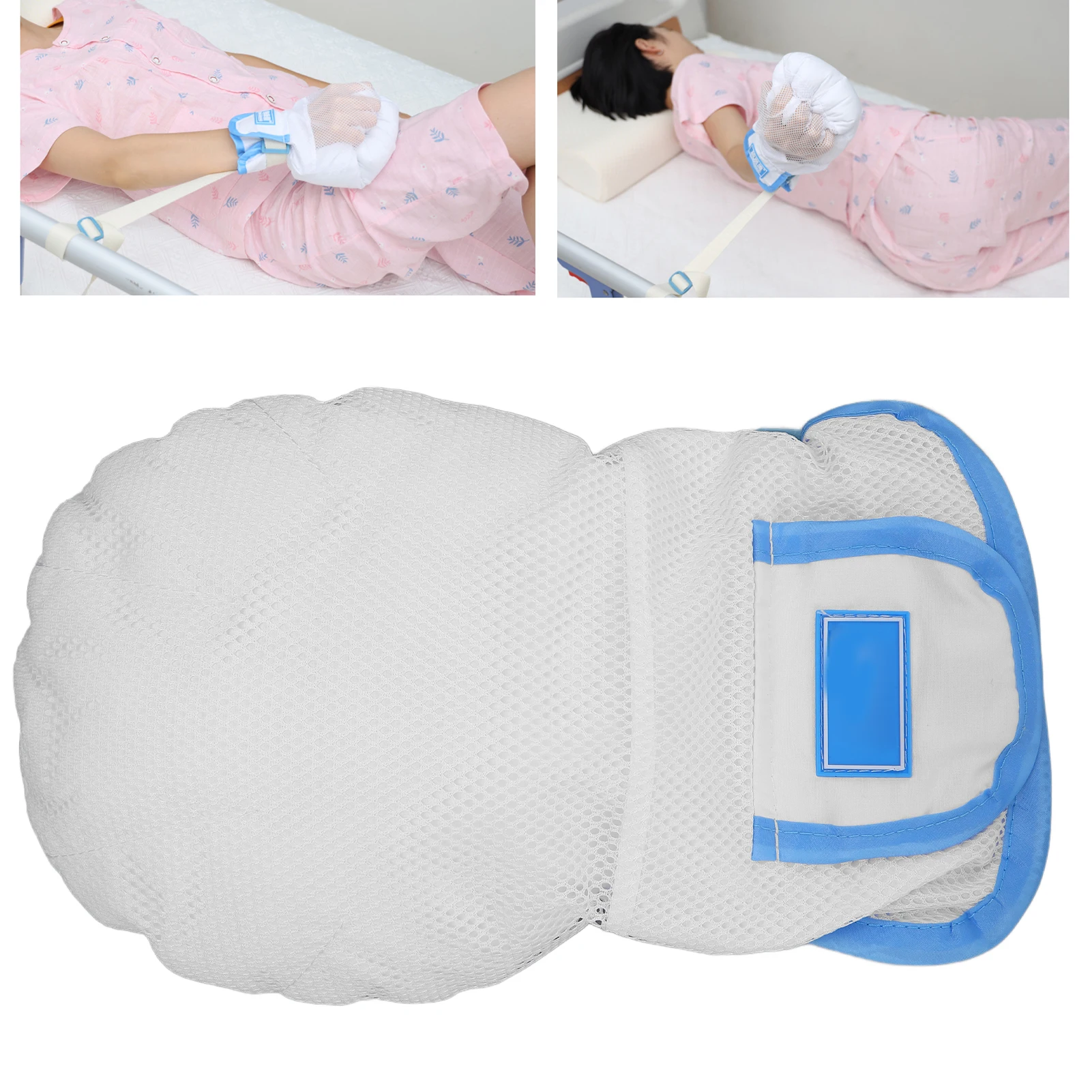 Double Security Mitts Breathable Comfort Medical Safety Mitts Glove for Patients Caregivers