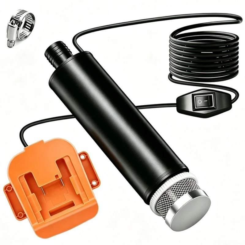 【Shop Now】Submersible Water Pump Cordless For Einhell 18V Li-Ion Battery- For Irrigation Swimming Pool Pond Pumping