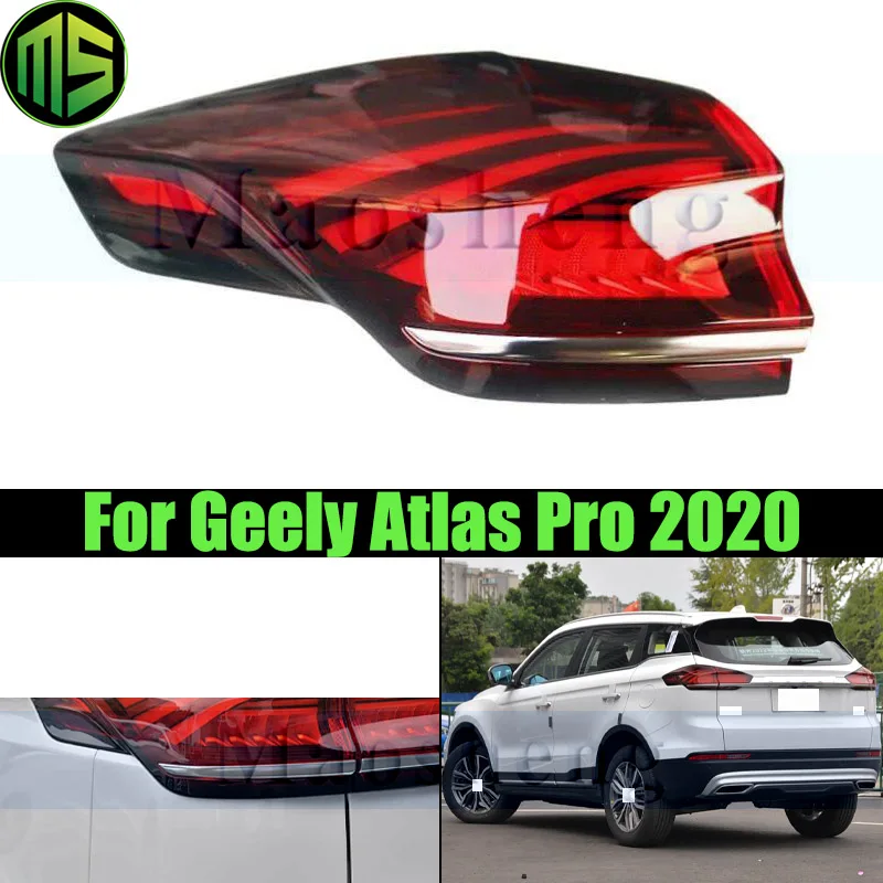 Maosheng LED Rear Tail Light Tail Lamp For Geely Atlas Pro 2020 Taillight Taillamp Brake Light Rear Turn Light