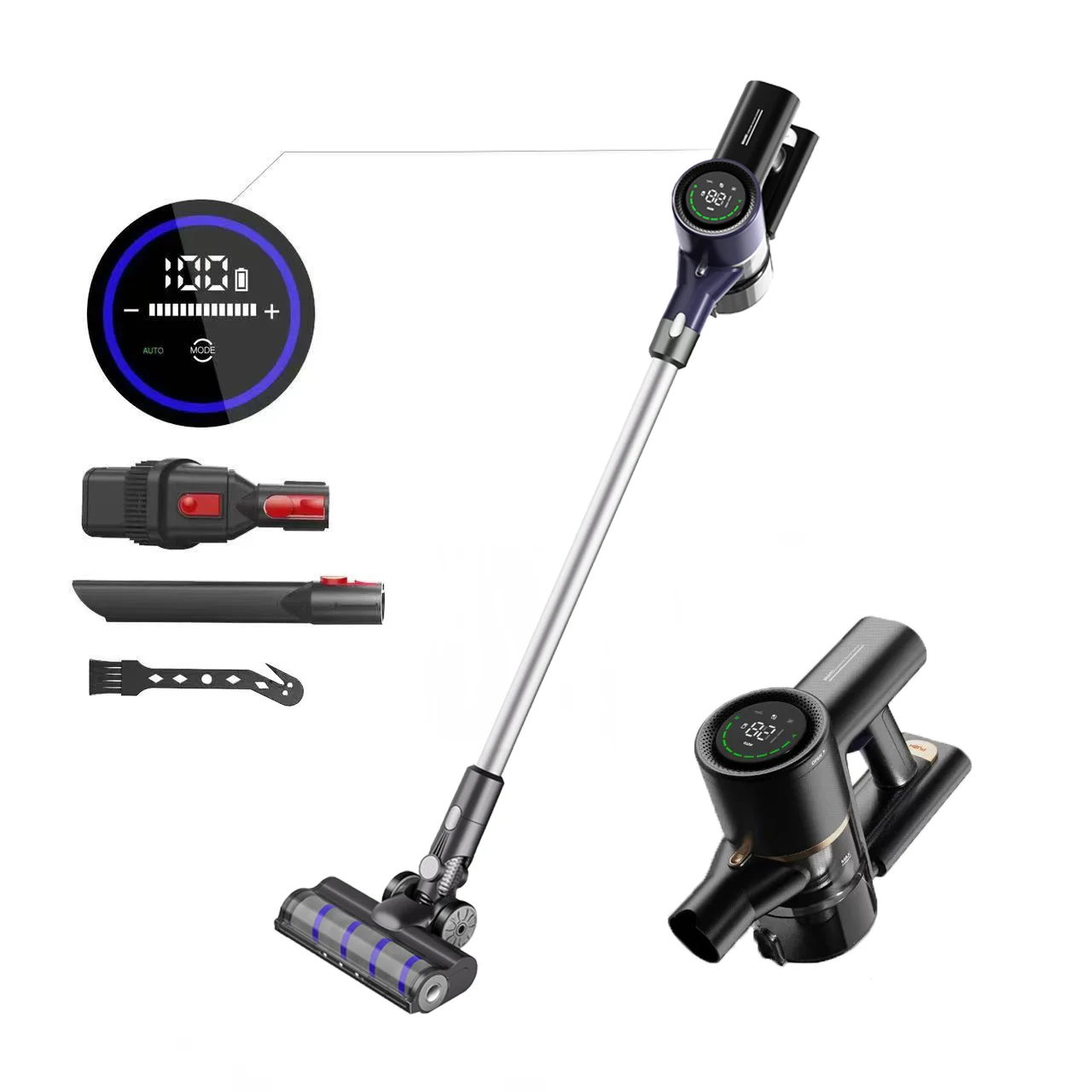 

Китайский поставщик ODM CJ-C12 BLDC 500W — мощный беспроводной ручной пылесос для шерсти животных и пыли, портативный для дома.