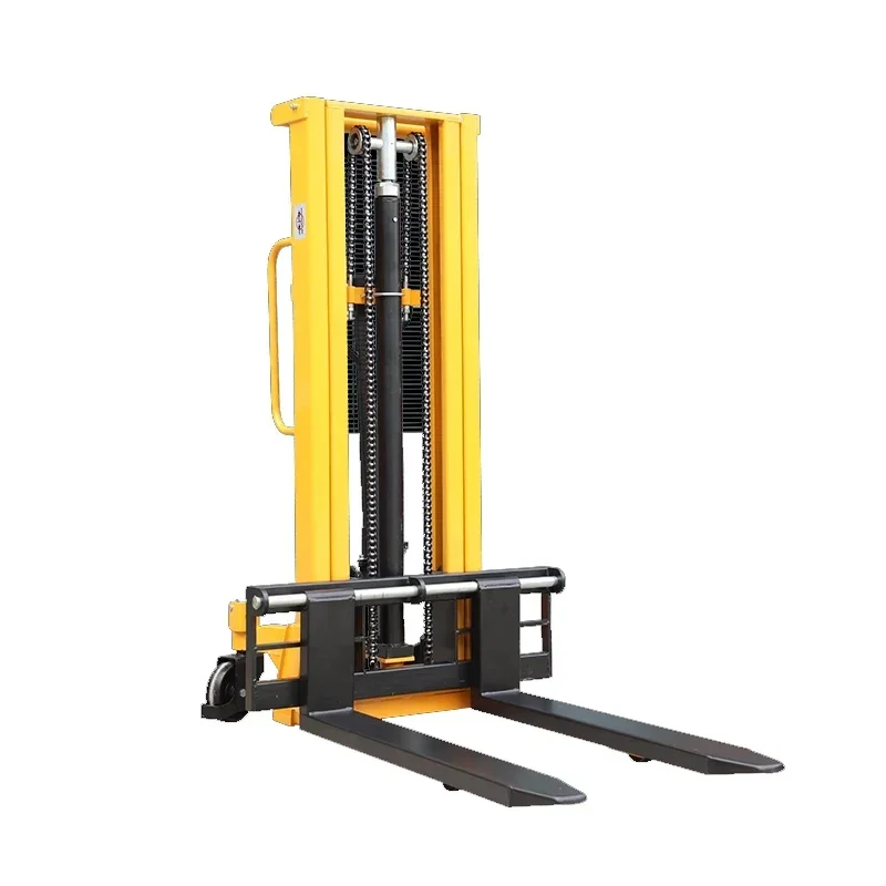 1000kg Quick Lift Pallet Truck Manual Stacker Heavy Duty Lab Material Handling Transport Equipment