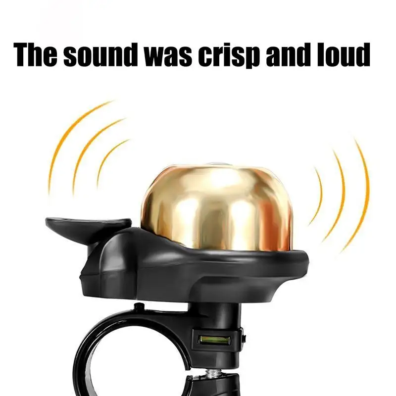High Decibel European Style Bike Bell Mini Loud Cycling Horn Universal For Mountain Road Bikes Bicycle Accessories