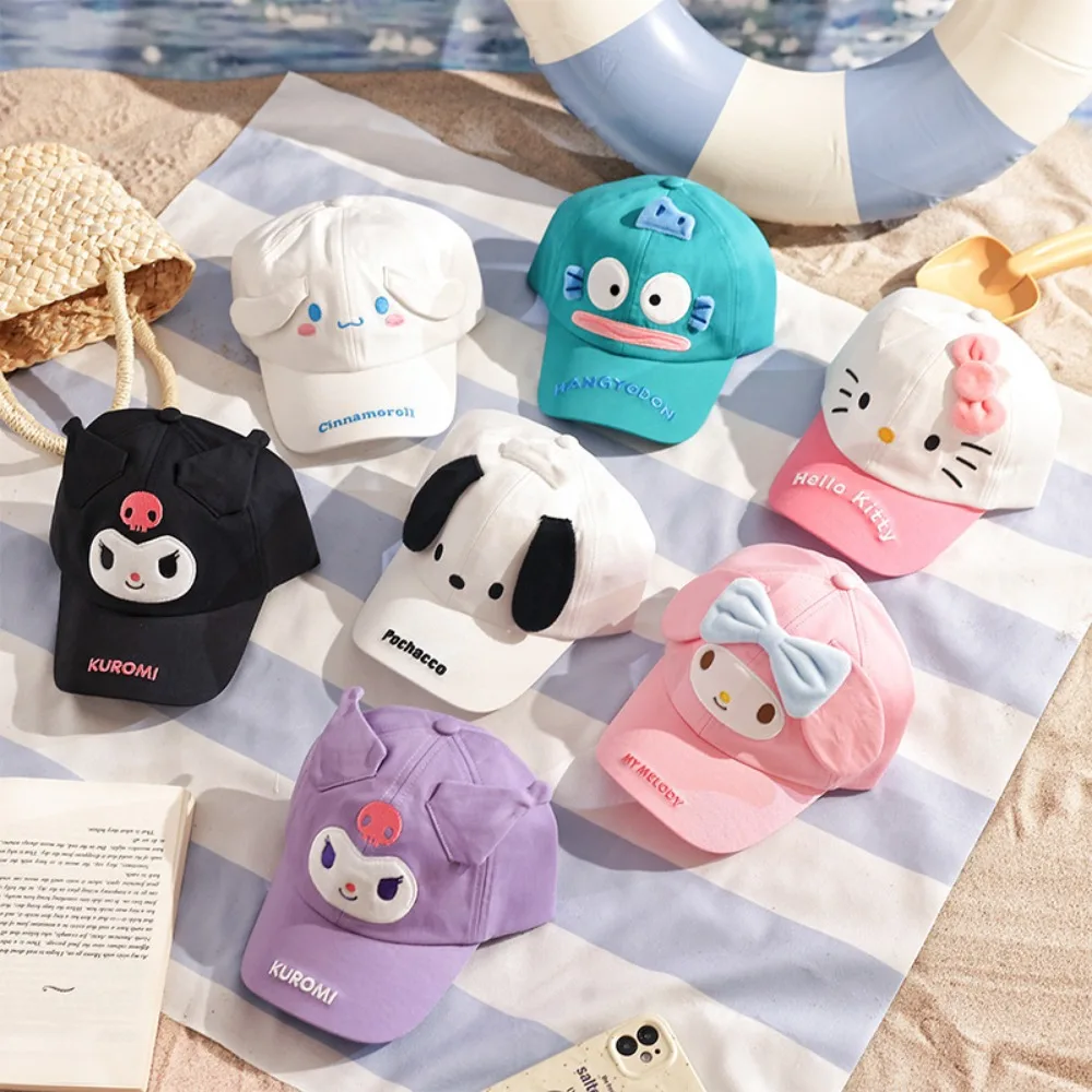 

Sanrio Kuromi baseball cap, casual and versatile, fashionable and trendy, summer sun protection and sunshade duckbill cap