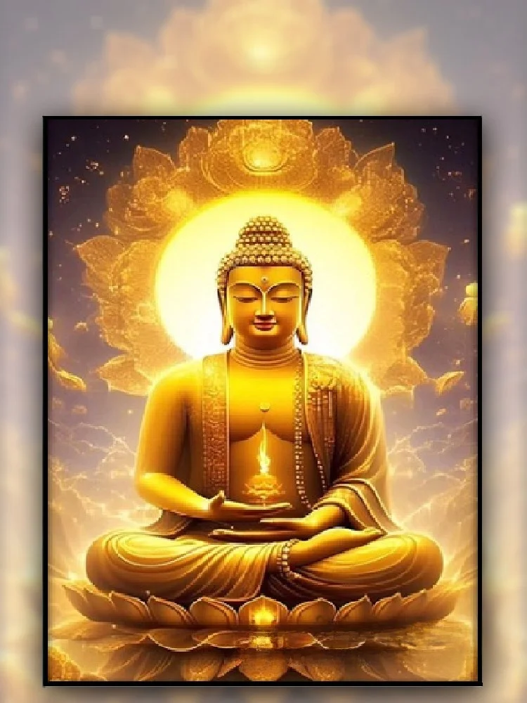 

Simple Character Cross Stitch Kit 2025 New Design Full Diamond Handmade Material Package Self Embroidery Buddha Figure