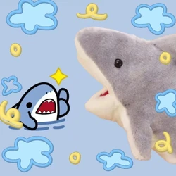 Shark Plush Doll Shark Doll Gloves Winter Family Warm Gloves Childrens Gloves Funny Birthday Gifts