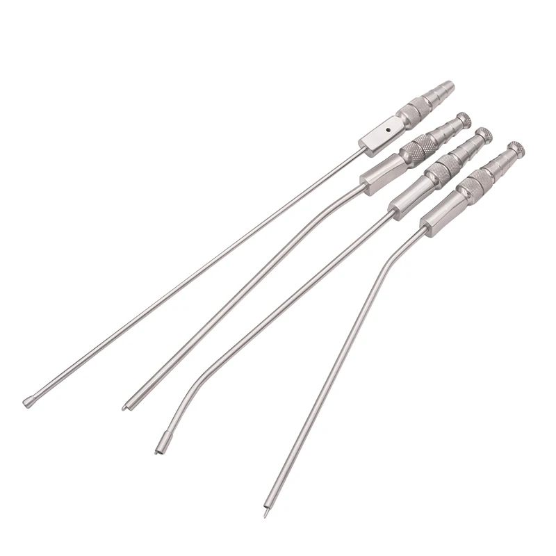 Oral Suction Tube Suction Tube Dental Implant Tools Strong Suction Head Sputum Suction Stainless Steel Metal Suction Tube Rinser