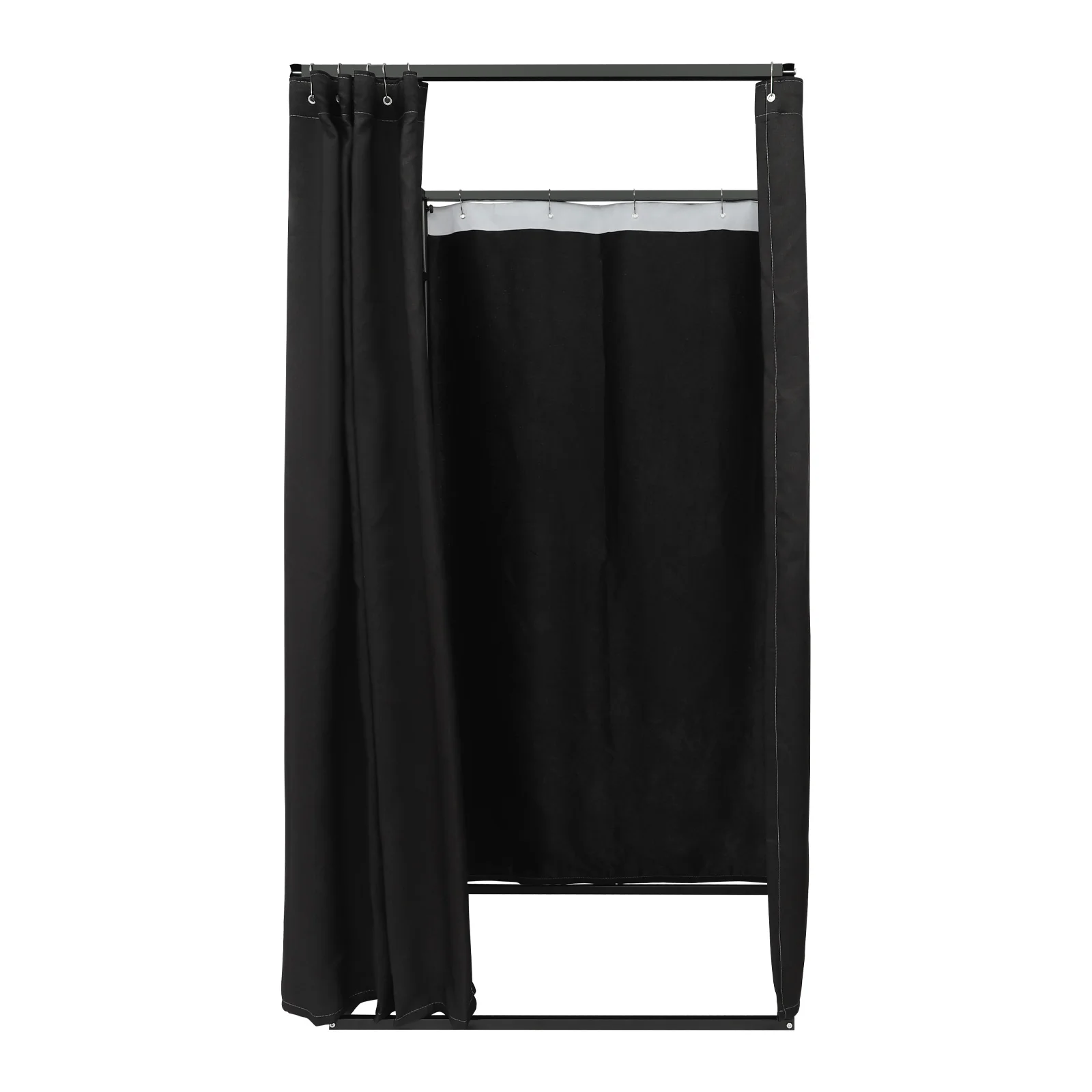 متجر الملابس المحمولة تركيب ستارة غرفة تغيير غرف مقسم غرفة خاصة لغرفة الملابس ، متاجر الملابس 100*100*200 سنتيمتر #2