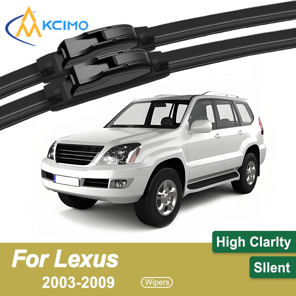 

2-Pack Superior Wiper Blades for Lexus GX J120 2003-2009 All-Season Durable Quiet Wiping Uninterrupted Visibility