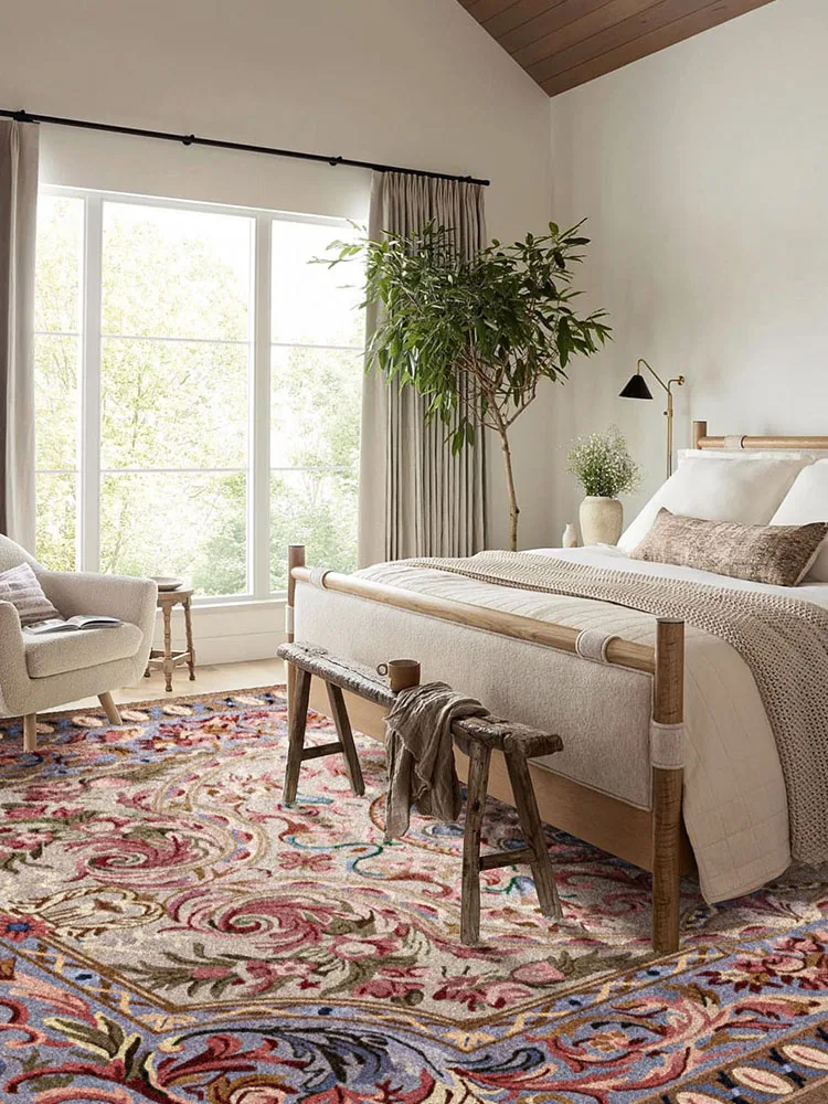 French Style Court Living Room Carpet Europe Luxury Home Decor Area Rug Big Size 300x400cm Soft Plush Mat Tea Table Bedside Mat